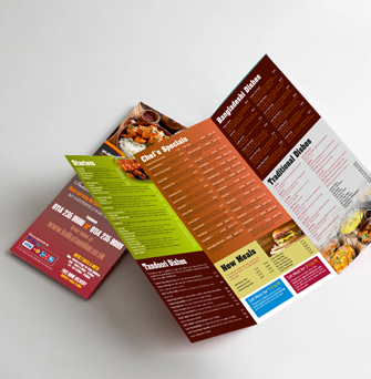 A3 Offset Fold Flyers 300gsm uncoated