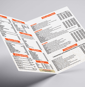 A3 Offset Fold Flyers 300gsm uncoated